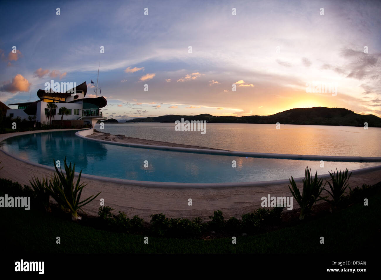 Hamilton island Yacht Club Stock Photo