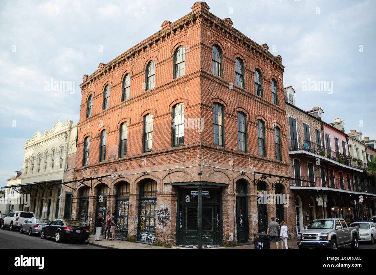 Houses of New Orleans, French quarter, Louisiana Stock Photo Alamy