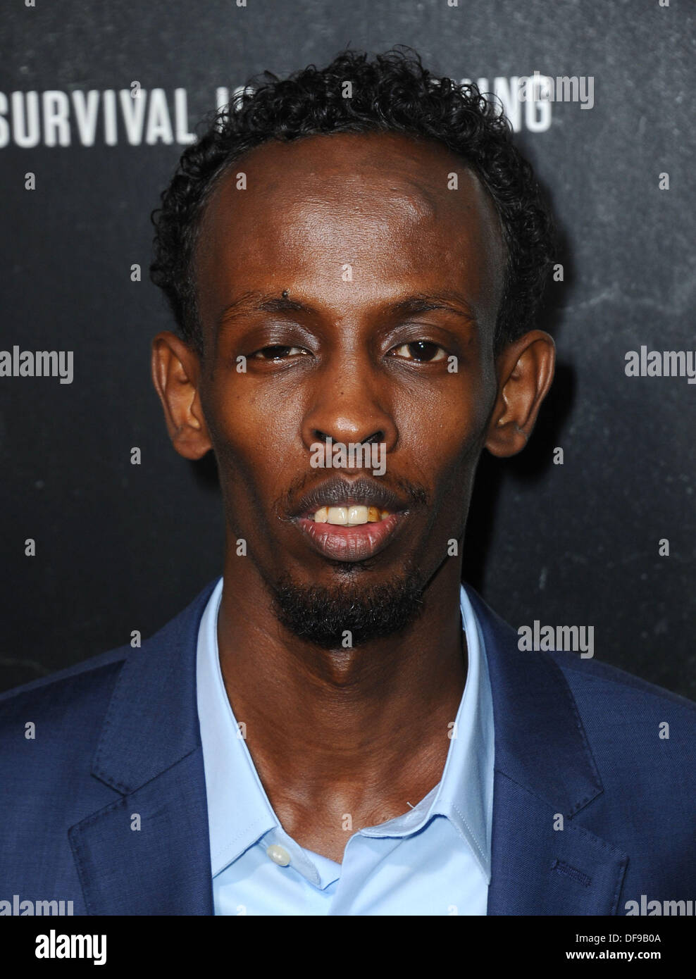Los Angeles, California, USA. 30th Sep, 2013. Abdi Barkhad attending