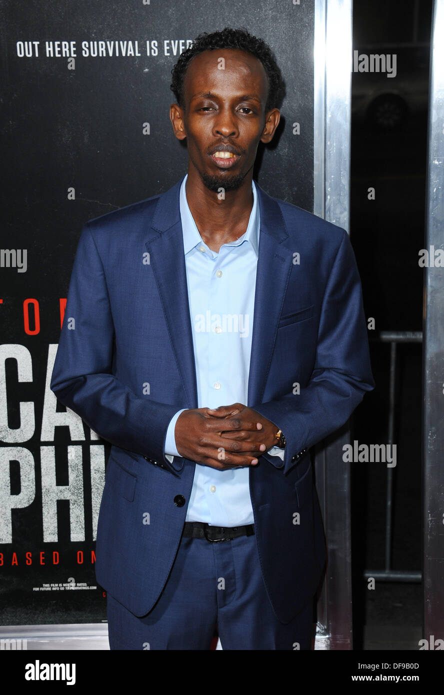 Los Angeles, California, USA. 30th Sep, 2013. Abdi Barkhad attending