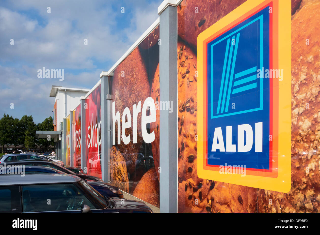 Aldi store, Middlesbrough, England, UK Stock Photo Alamy