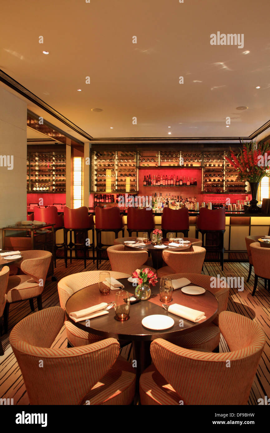 The interior view of Mark Restaurant by Jean-Georges in The Mark Hotel New  York City USA Stock Photo - Alamy