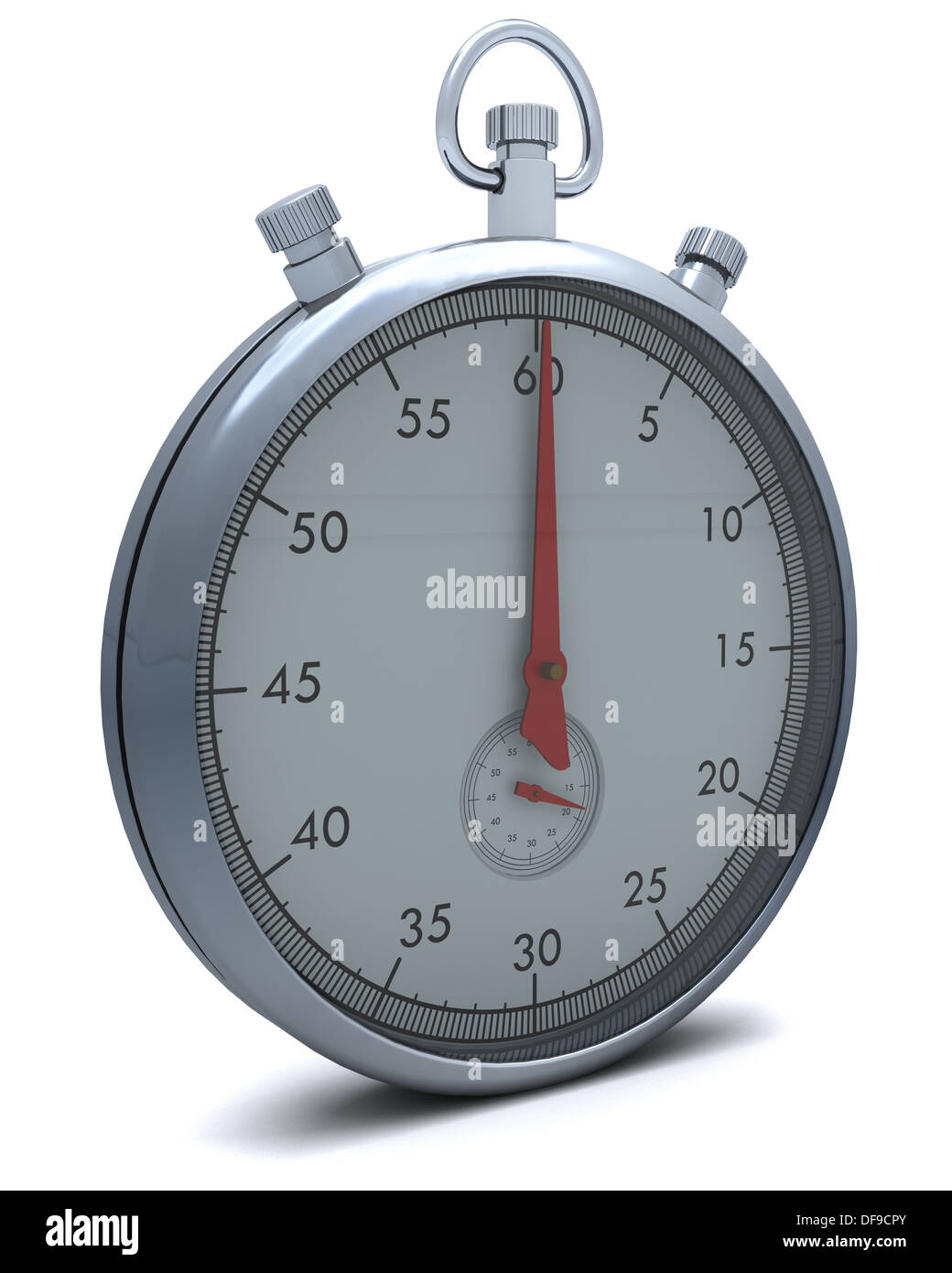 3D Render of a stopwatch Stock Photo - Alamy
