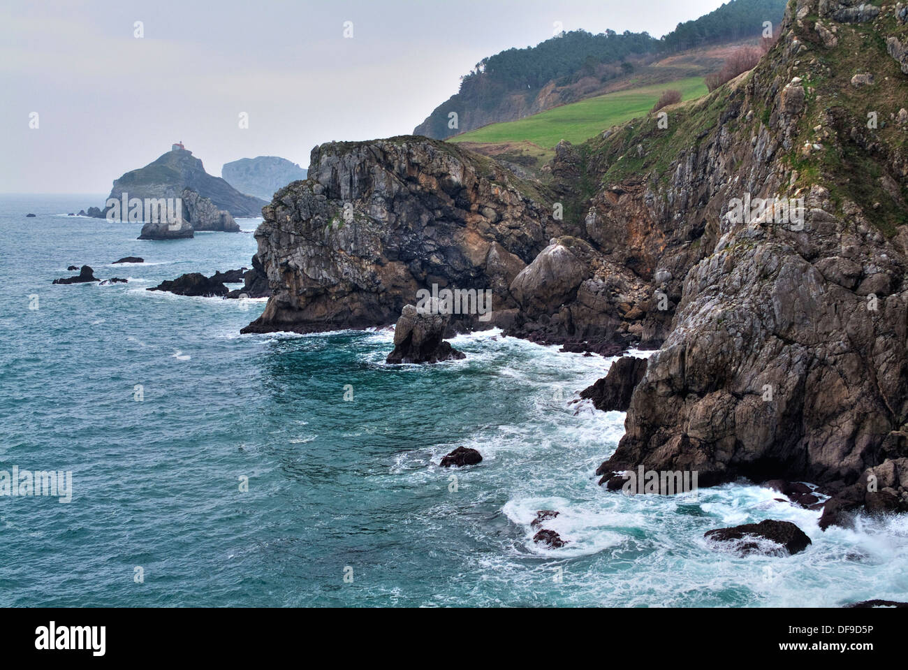 Bakio Coast and San Juan De Gaztelugatxe. Vizcaya. Basque Country