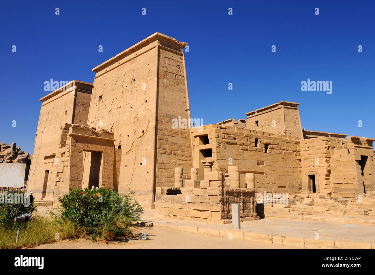 Temple of Isis at Philae Island - Aswan, Upper Egypt Stock Photo - Alamy