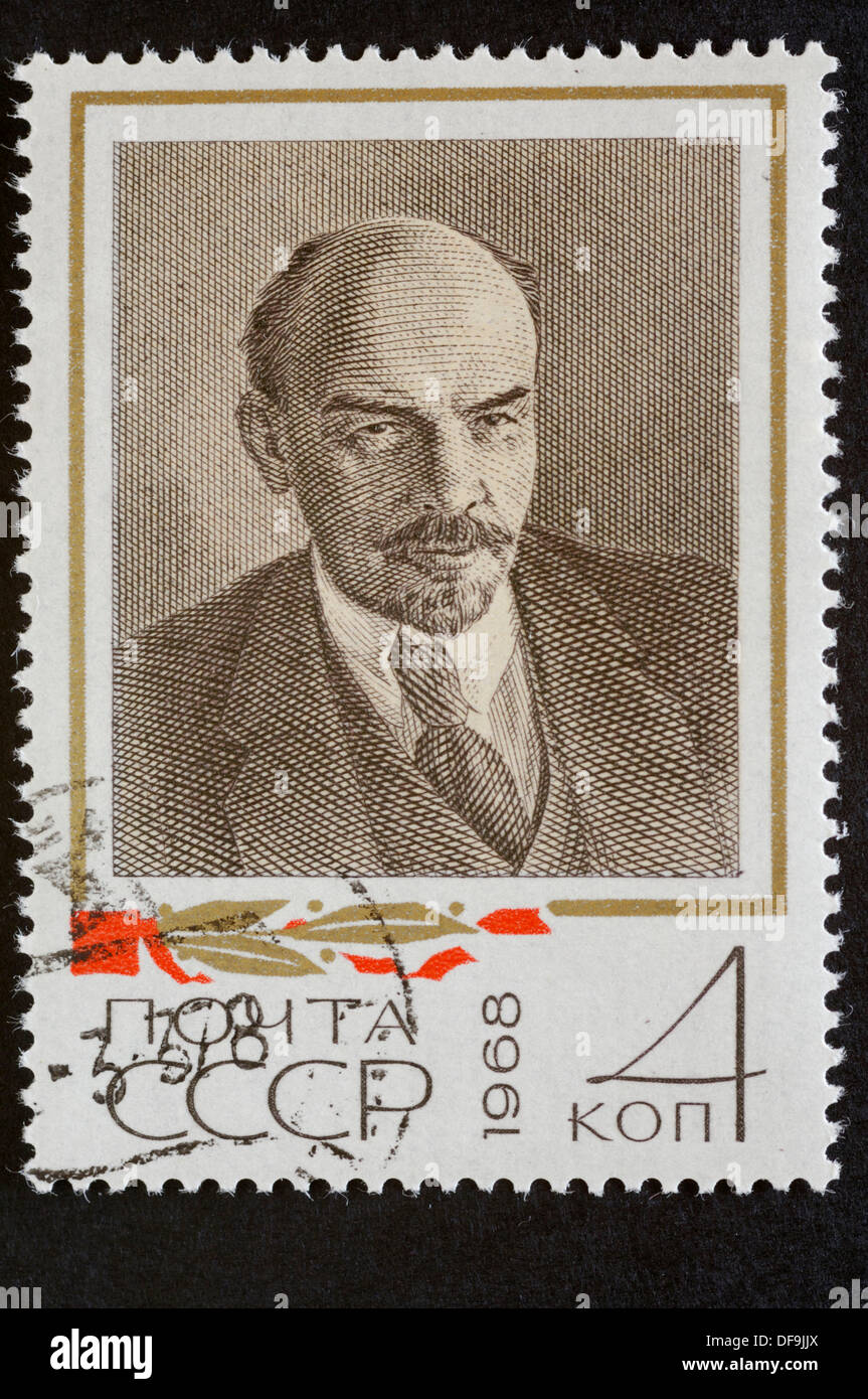 Russian postage stamp Stock Photo - Alamy