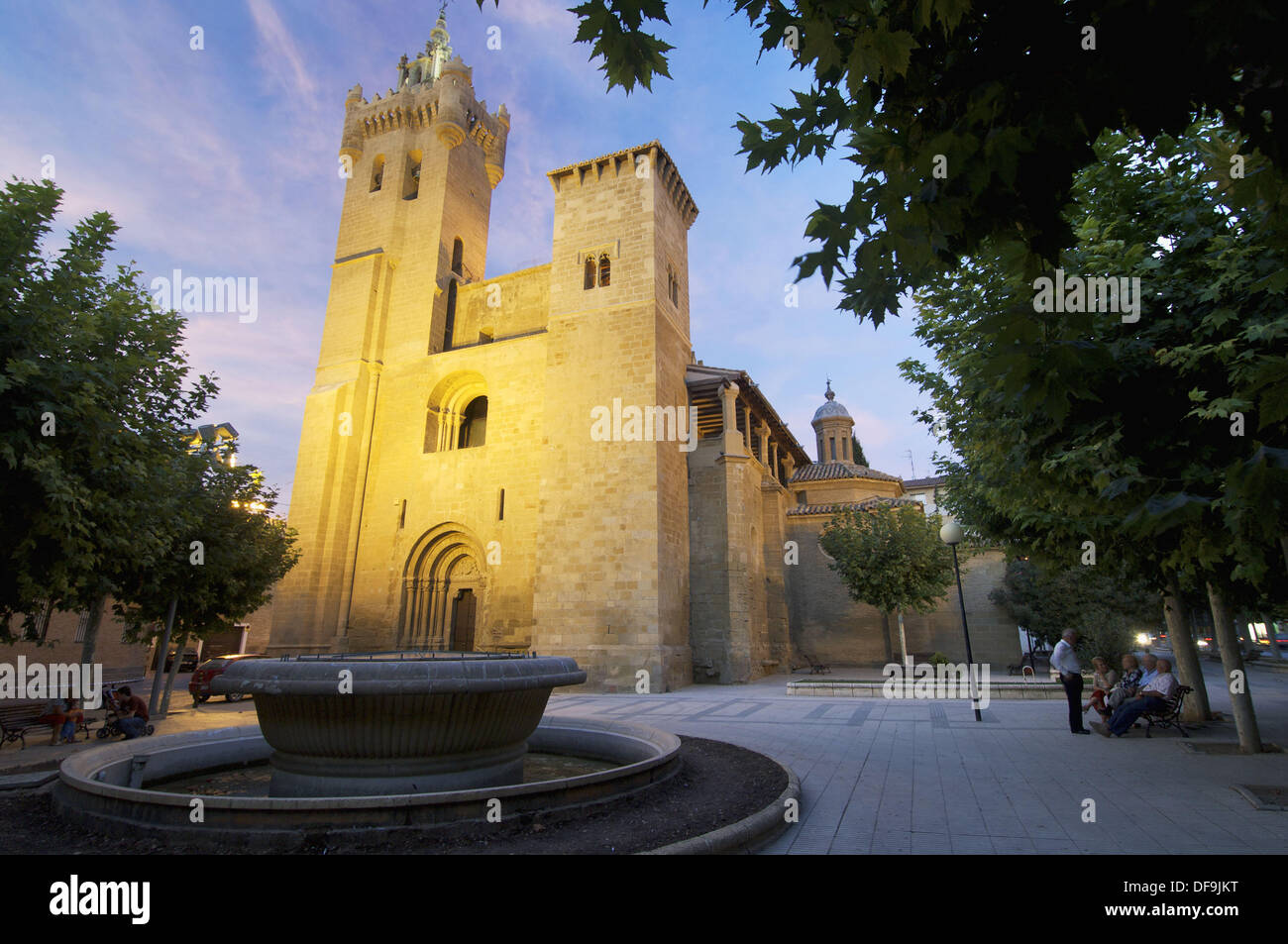 Church Of San Salvador 13th Century Ejea De Los Caballeros Zaragoza Province Aragon Spain Stock Photo Alamy