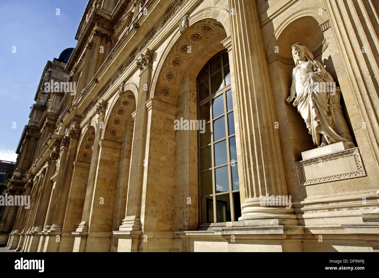 Sully Wing of Musee du Louvre. Paris. France Stock Photo