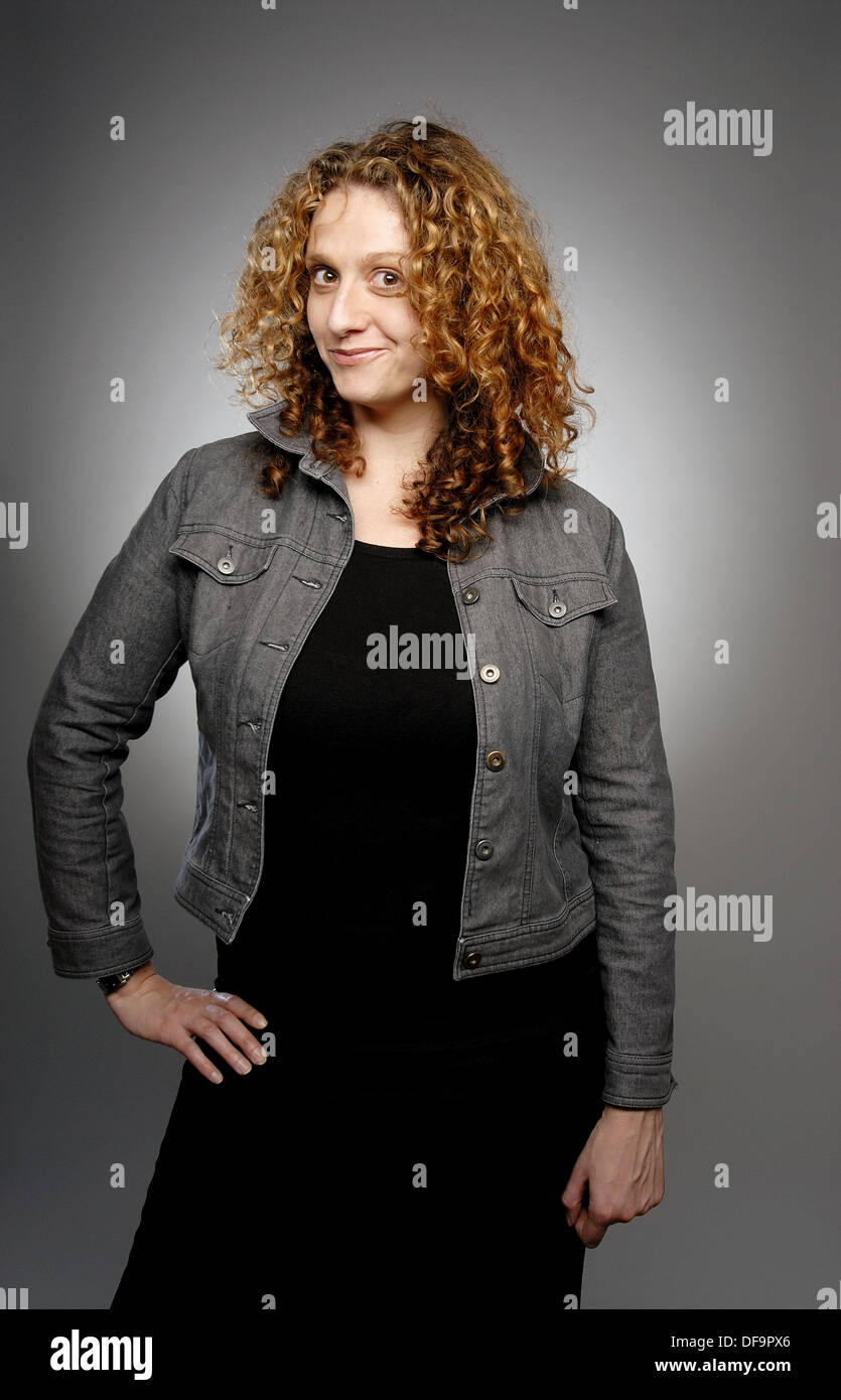 Woman, ethnic background half Basc (Spanish), half English Stock Photo