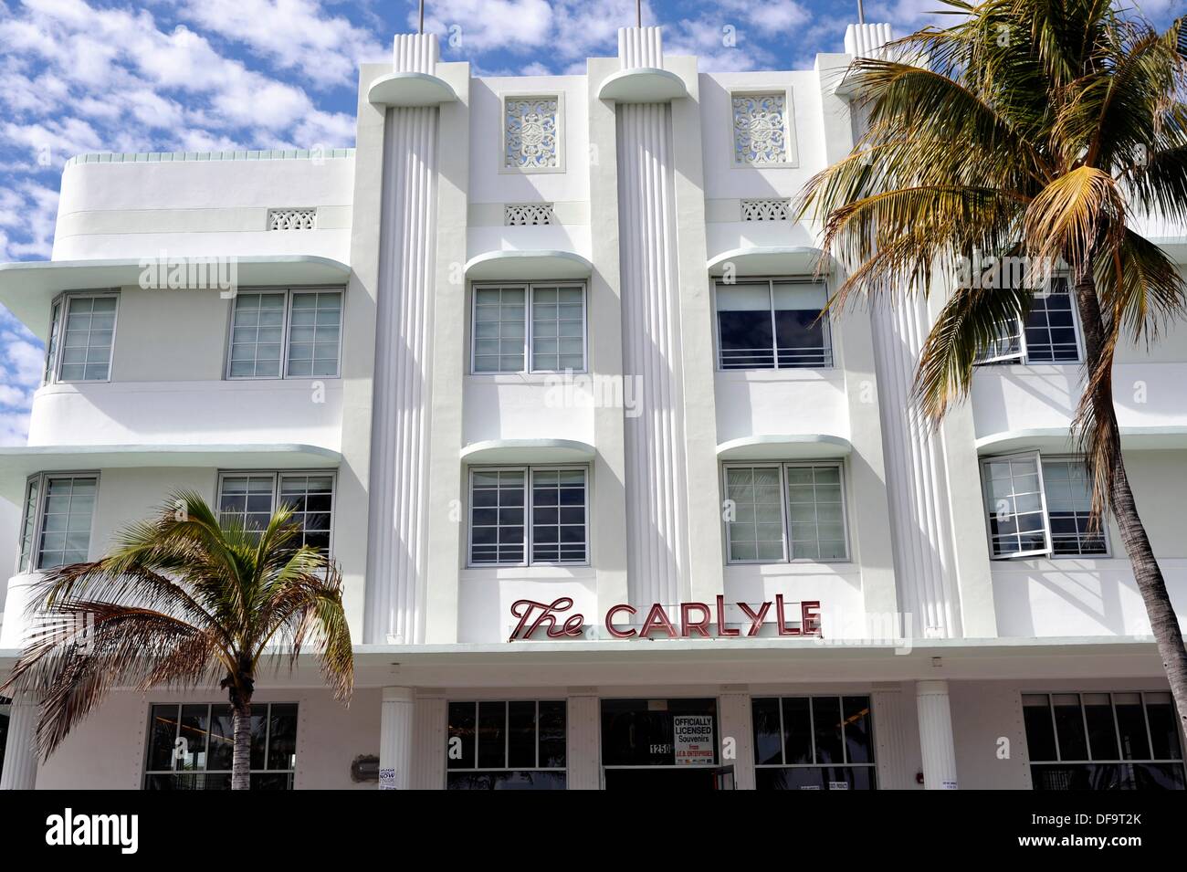 Miami beach hotel carlyle florida hires stock photography and images