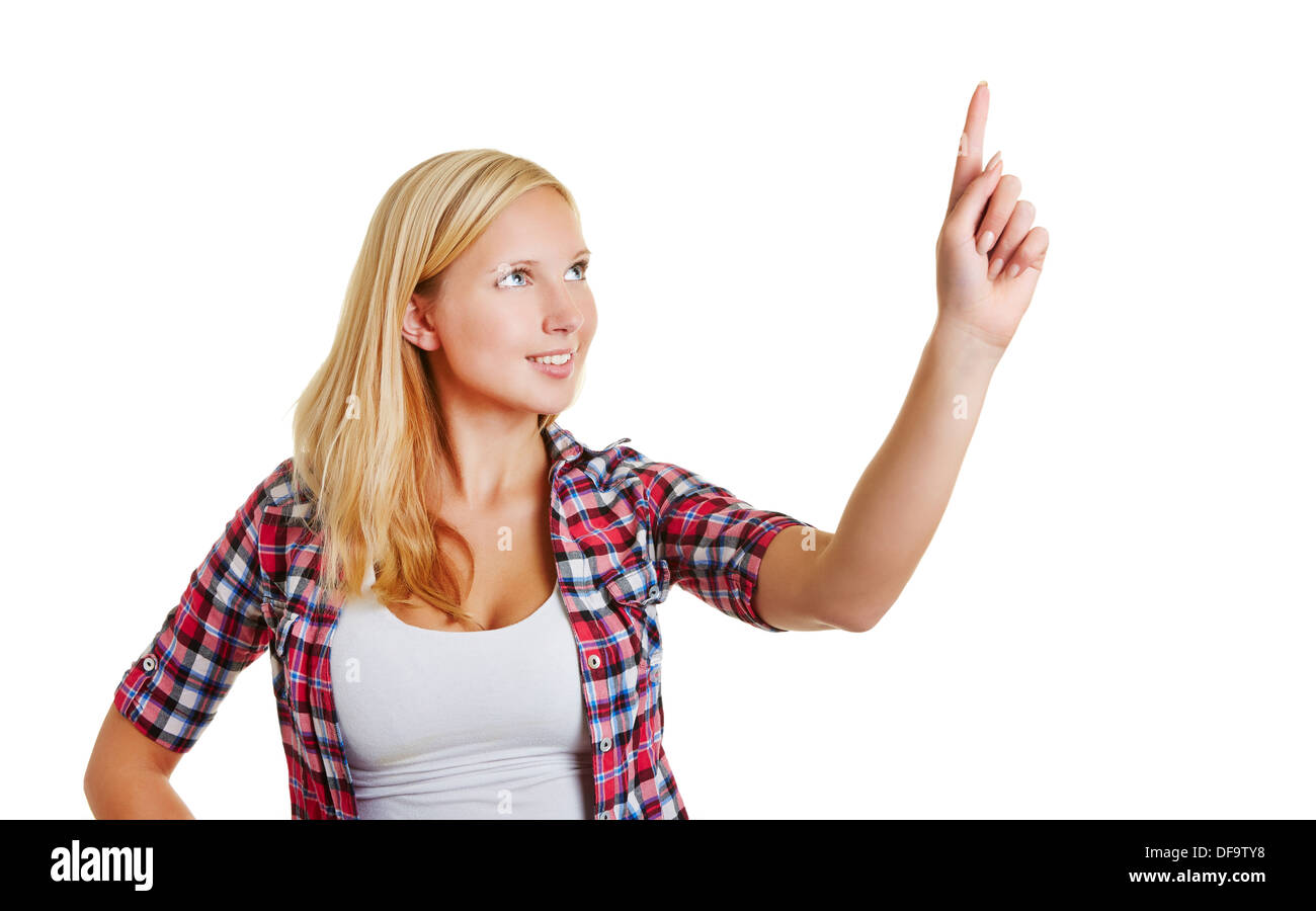 Hand holding up index finger hi-res stock photography and images - Alamy