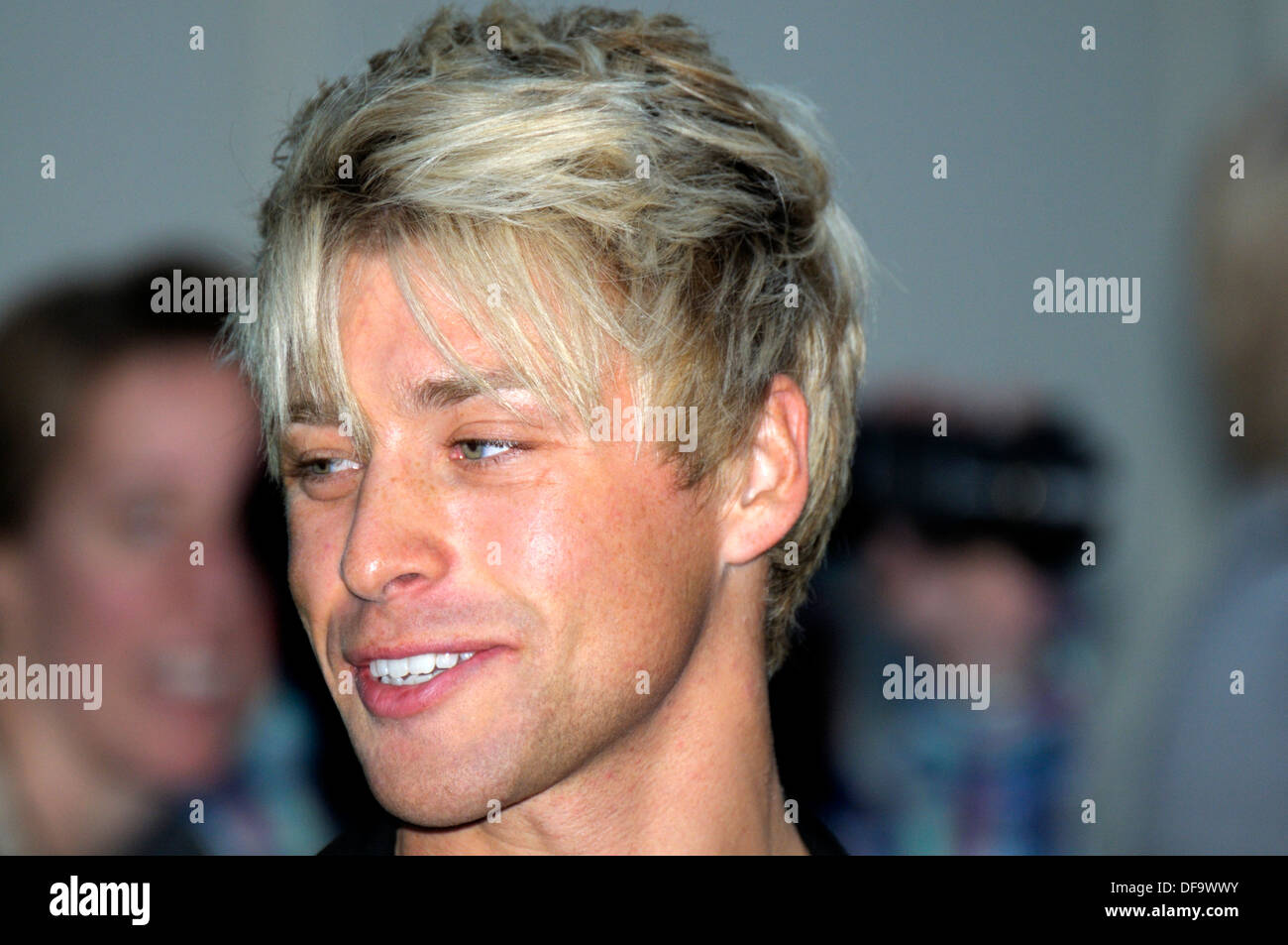 Mitch Hewer at the Film Premiere of 'Filth', London, 30th September 2013. Stock Photo