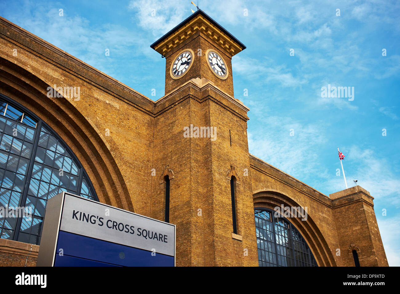 King's Cross Square, King's Cross Station, London, UK. Stock Photo