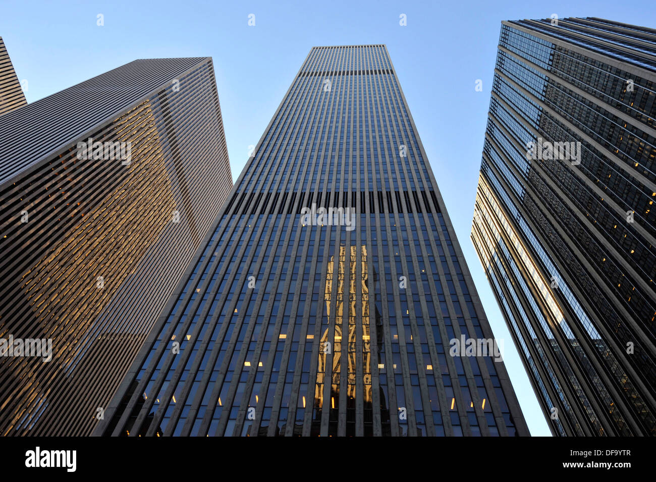 New York City Skyscrapers Stock Photo Alamy