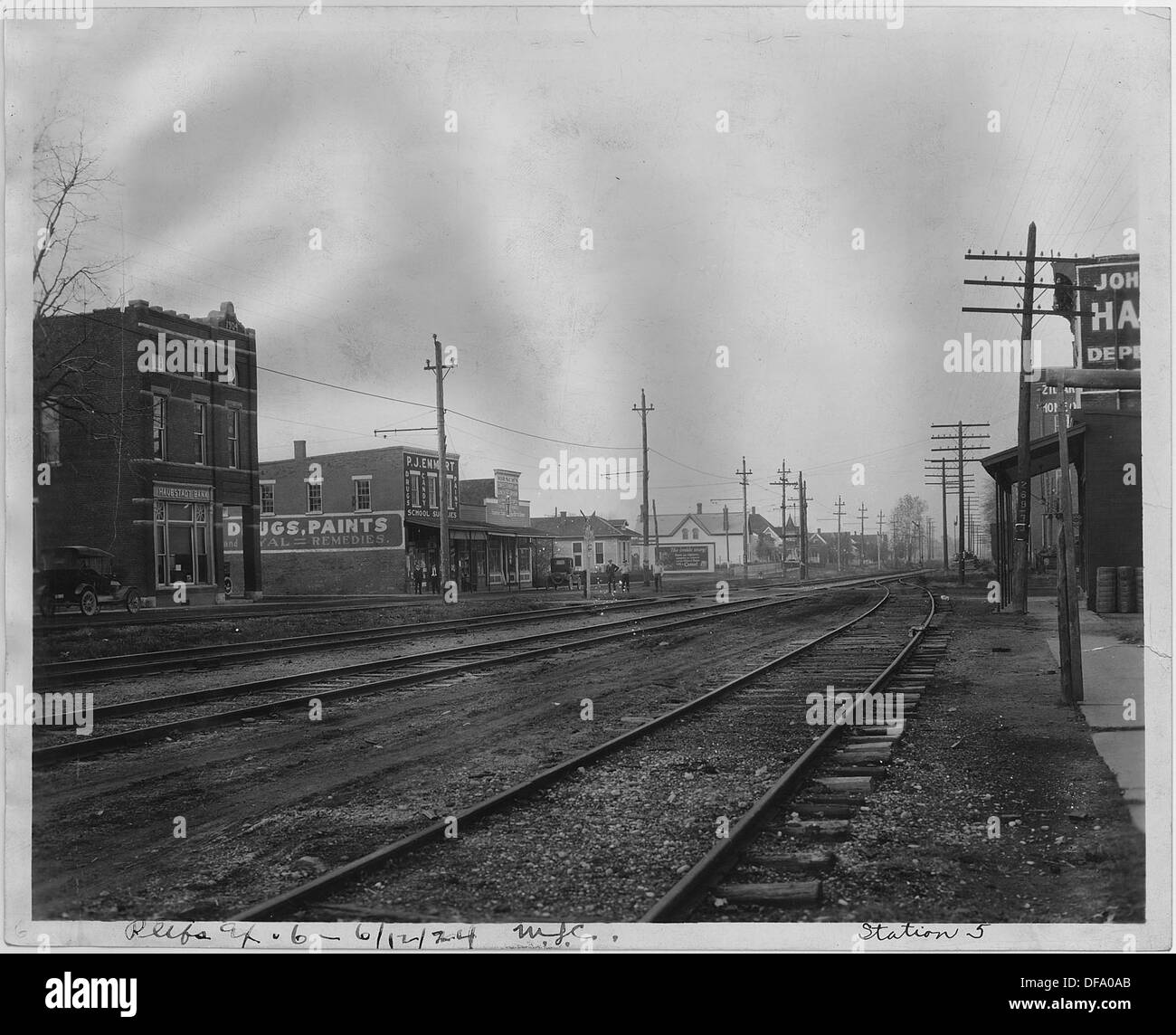 Town of Haubstadt, Indiana 283560 Stock Photo Alamy