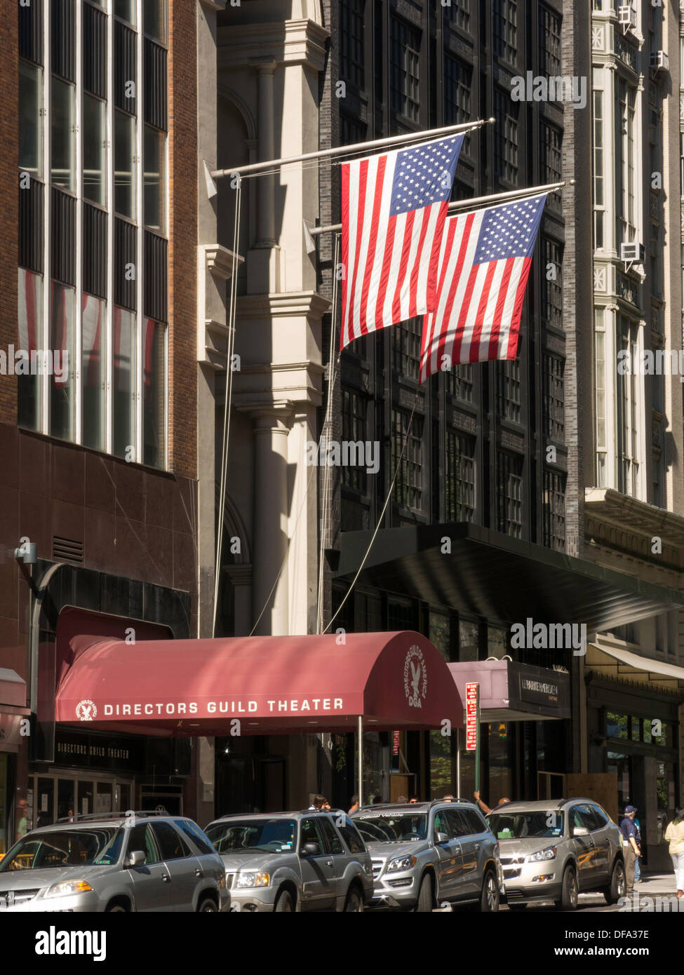 Directors Guild Theater on West 57th Street, NYC Stock Photo