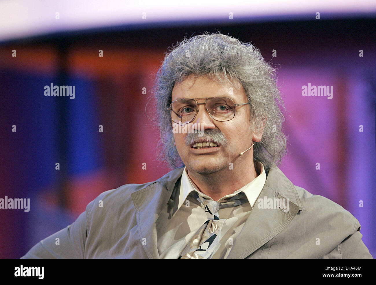 Comedian Hape Kerkeling as 'Horst Schlemmer' on the 10th of October in 2006 during the awarding ceremony of the German Comedy Award in Cologne. Stock Photo