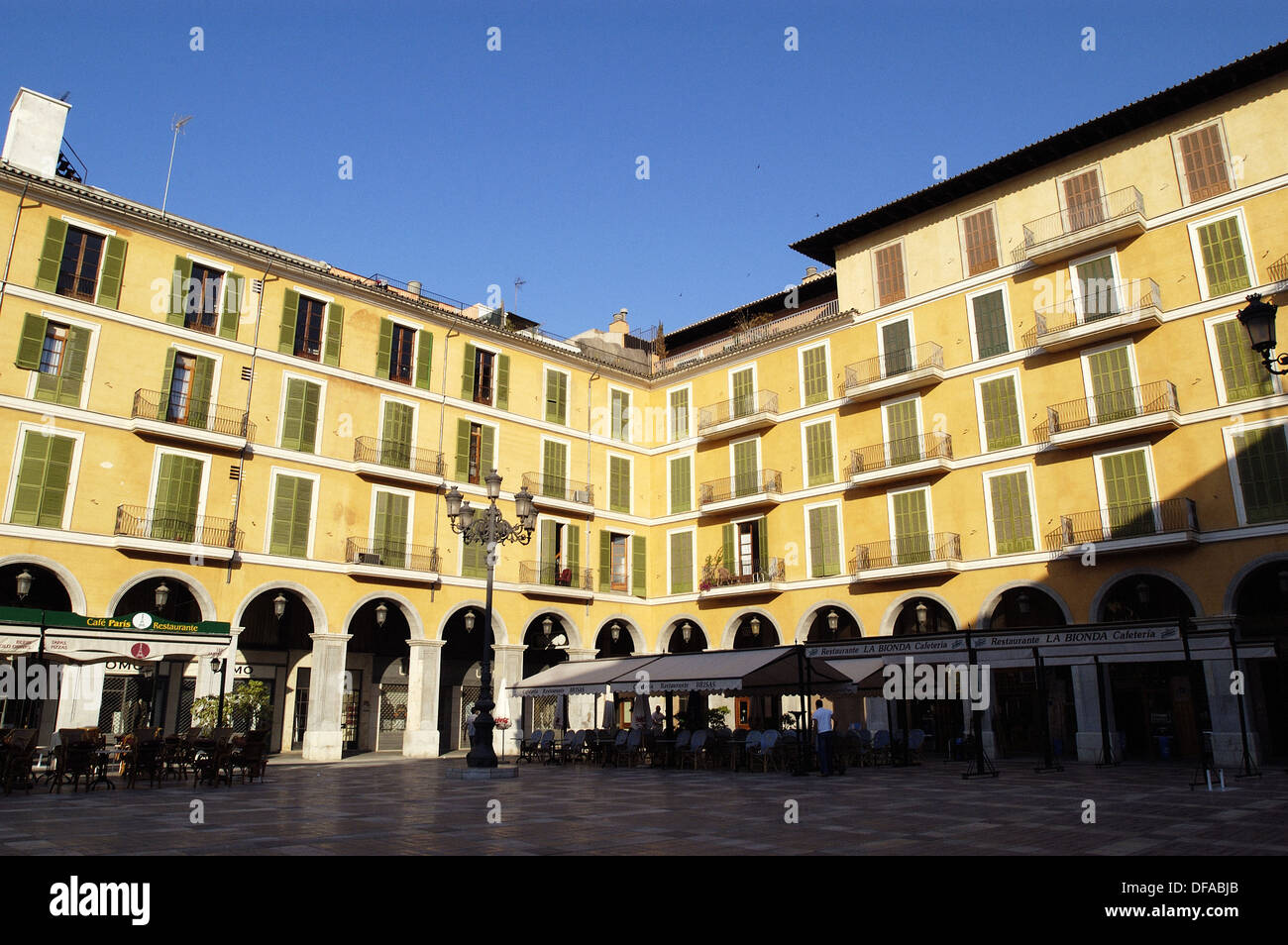 Main Square Palma De Mallorca Majorca Balearic Islands Spain
