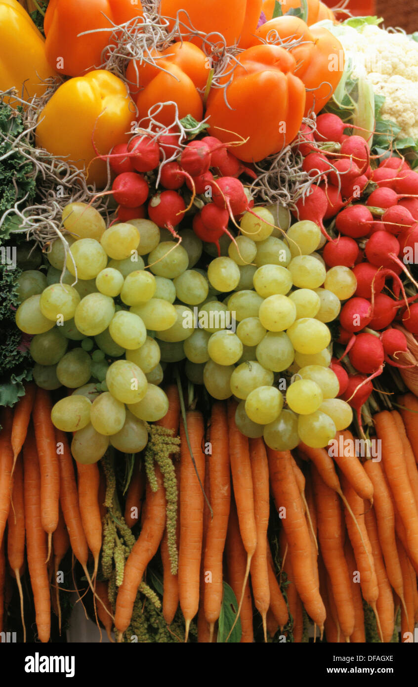 Composite of fruit and vegetables Stock Photo Alamy
