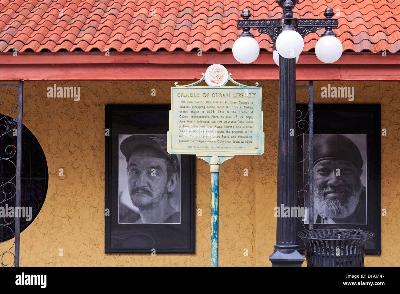 Tampa florida ybor city historic hires stock photography and images