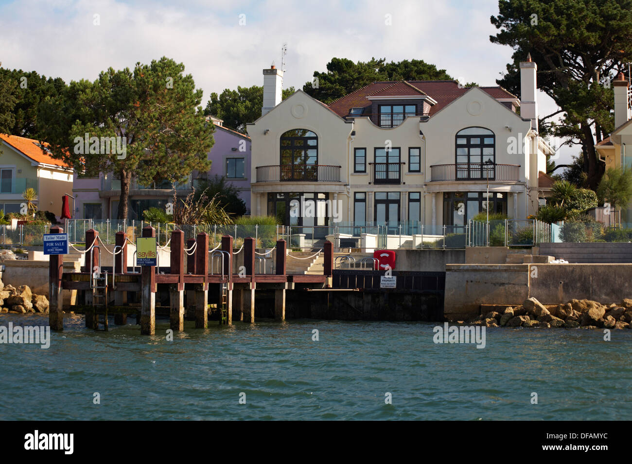 Luxurious waterfront property for sale at Sandbanks, Poole, Dorset