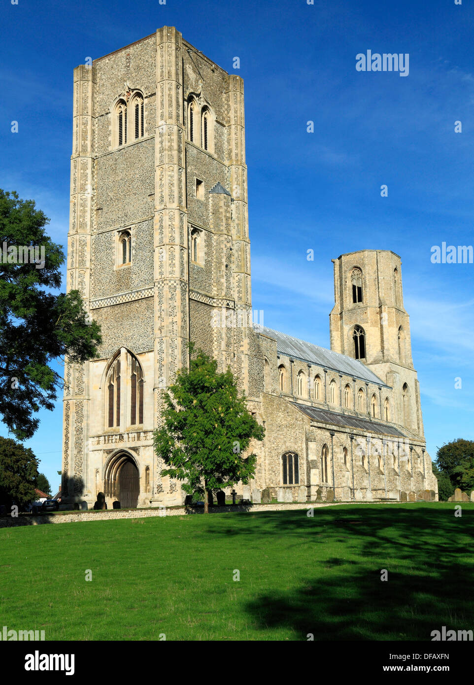 Wymondham Abbey, Norfolk, England UK, English medieval abbeys church churches Stock Photo