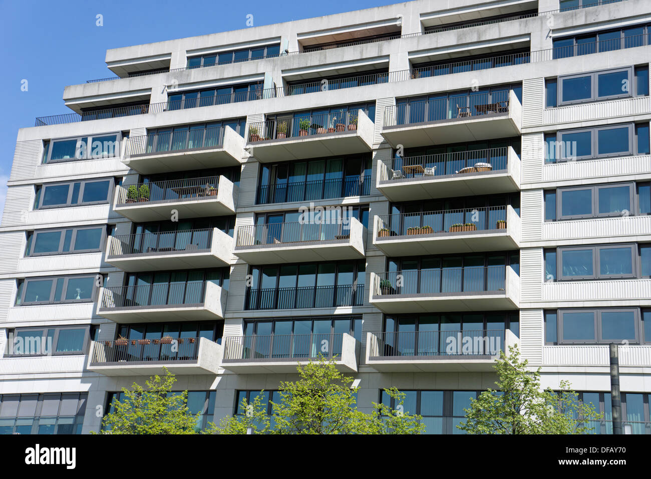 Modern apartment building in Berlin, Germany Stock Photo - Alamy