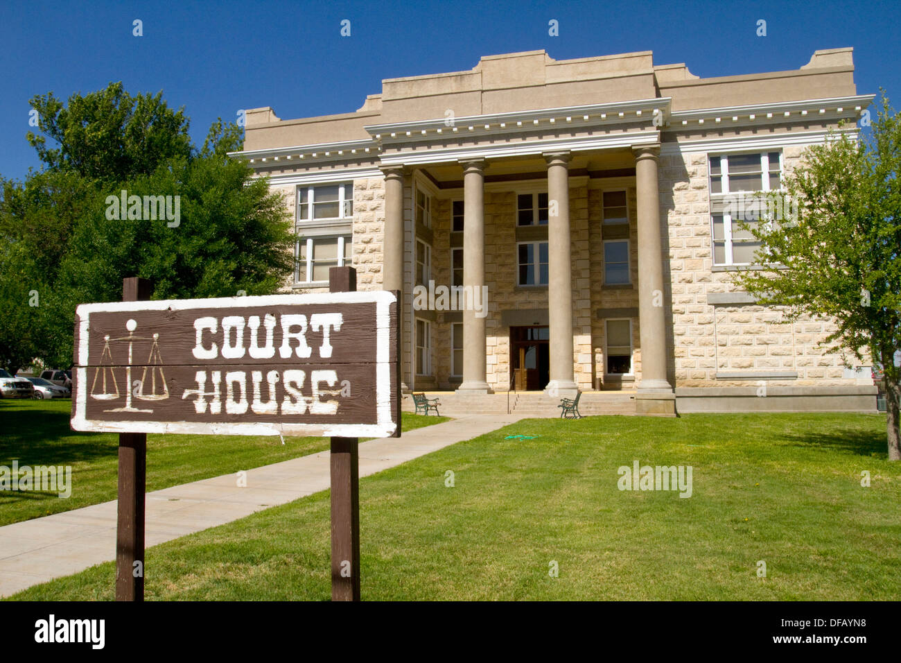 Pecos County Courthouse Fort Stockton, Texas, USA Stock Photo Alamy