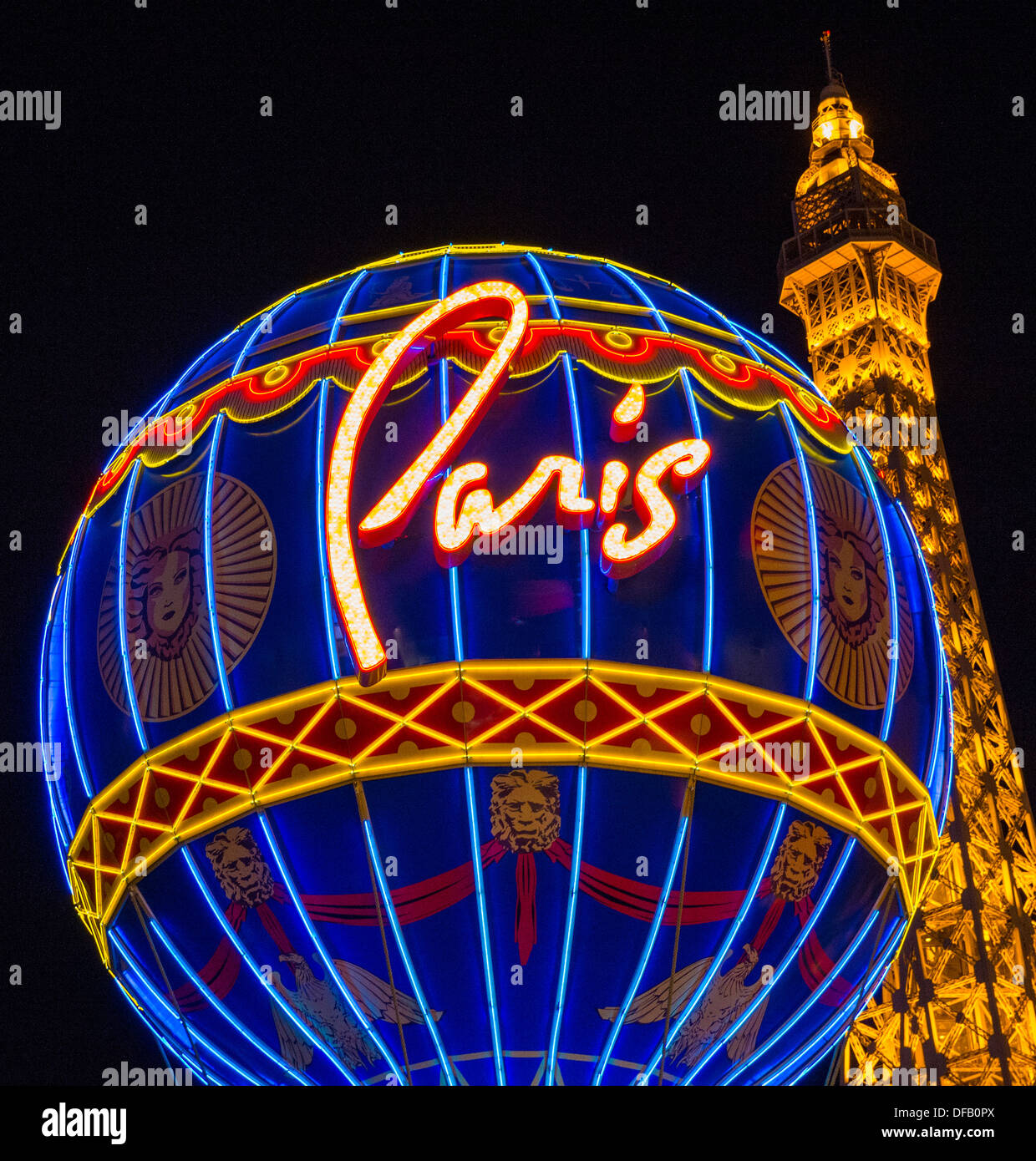 The Paris Las Vegas hotel and casino in Las Vegas Stock Photo Alamy