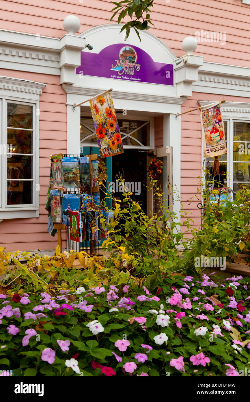 The shops and stores at the Grand Village Shopping Center in Branson