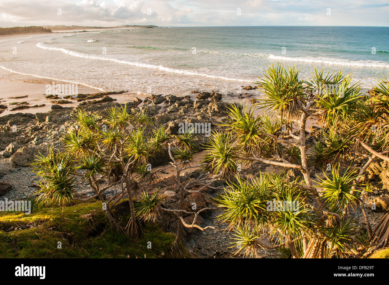 Sandy Beach, Coffs Harbor, NSW, Australia Stock Photo