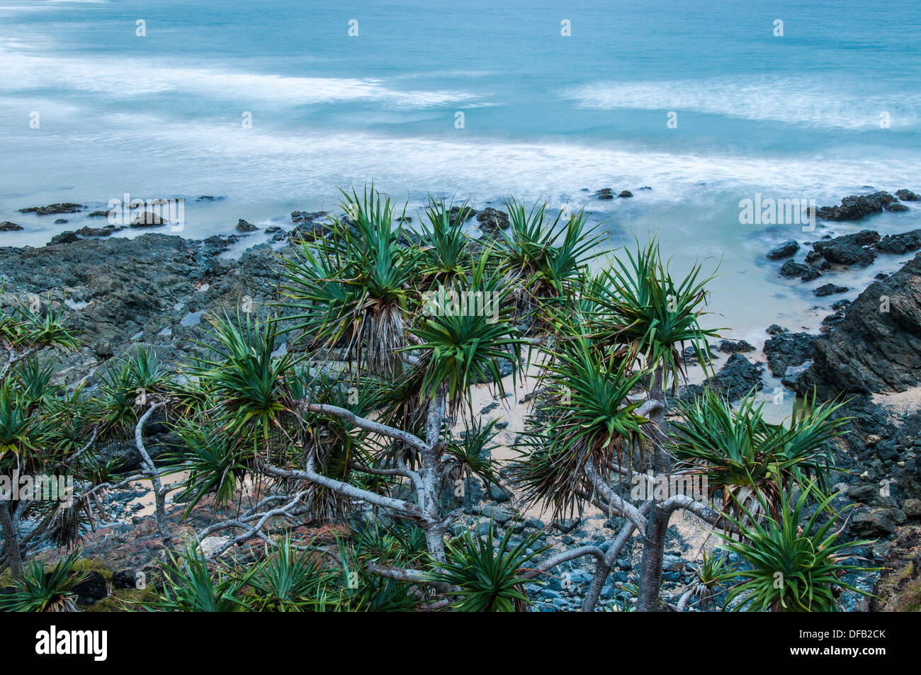 Sandy Beach, Coffs Harbor, NSW, Australia Stock Photo