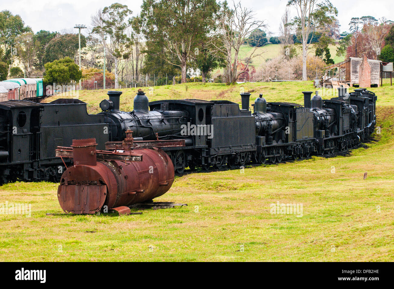 Old train, Dorrigo, New South Wales, Australia Stock Photo