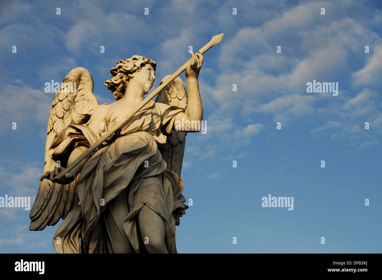 Ponte San Angelo in Rome Stock Photo - Alamy