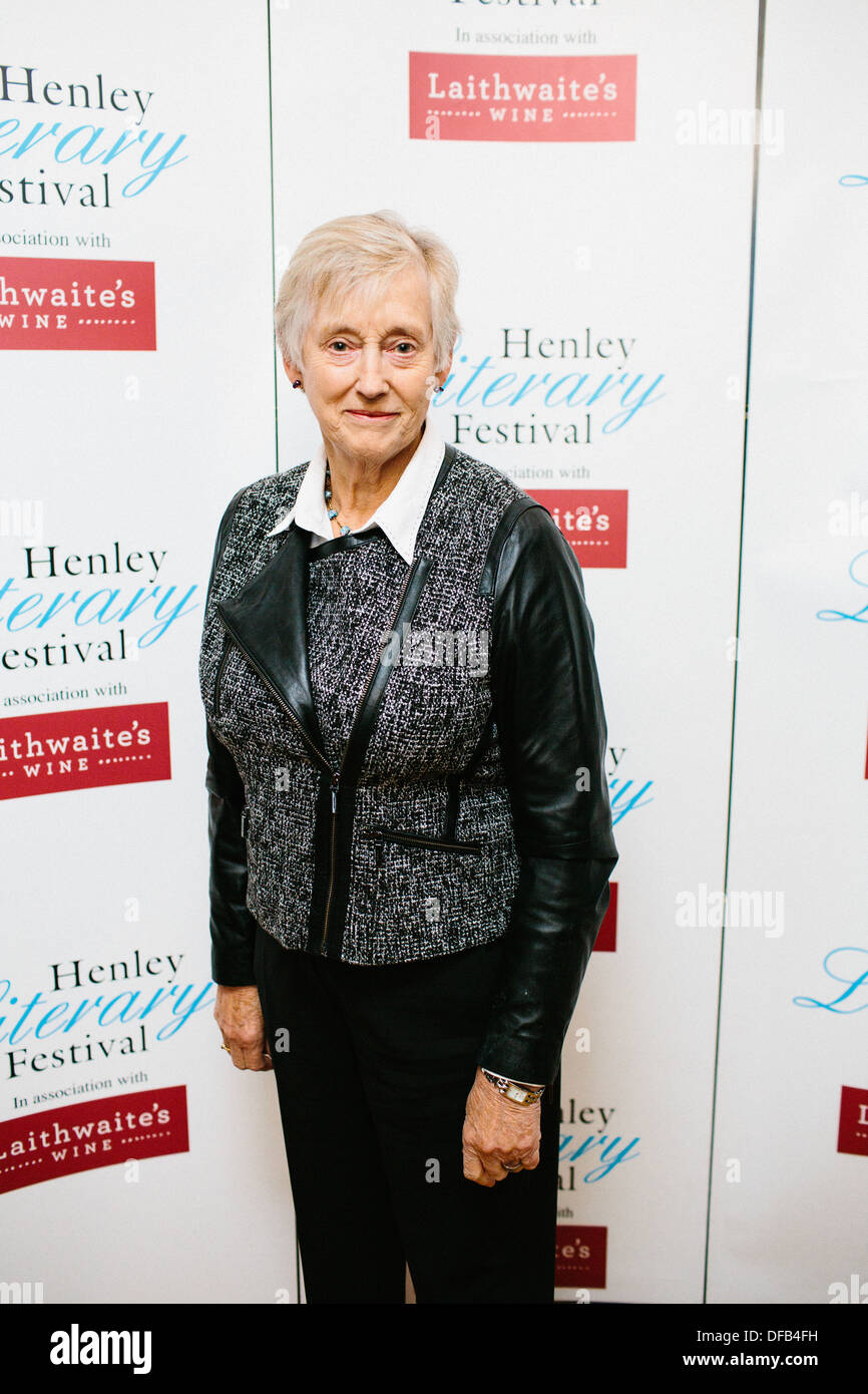 Stella Rimington at Henley Literary Festival 2013 Stock Photo