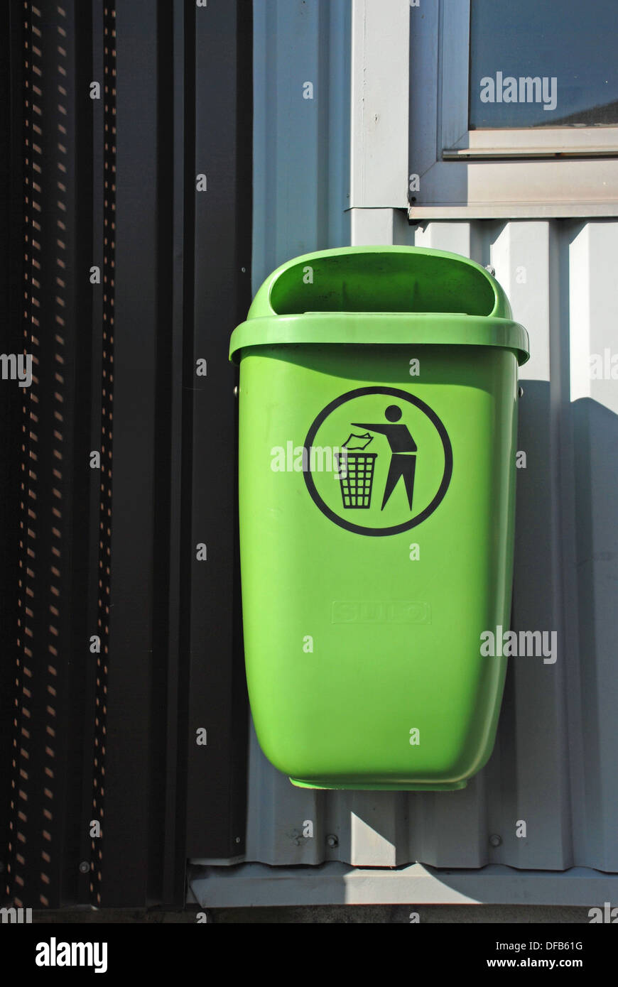 Green waste bins Stock Photo Alamy