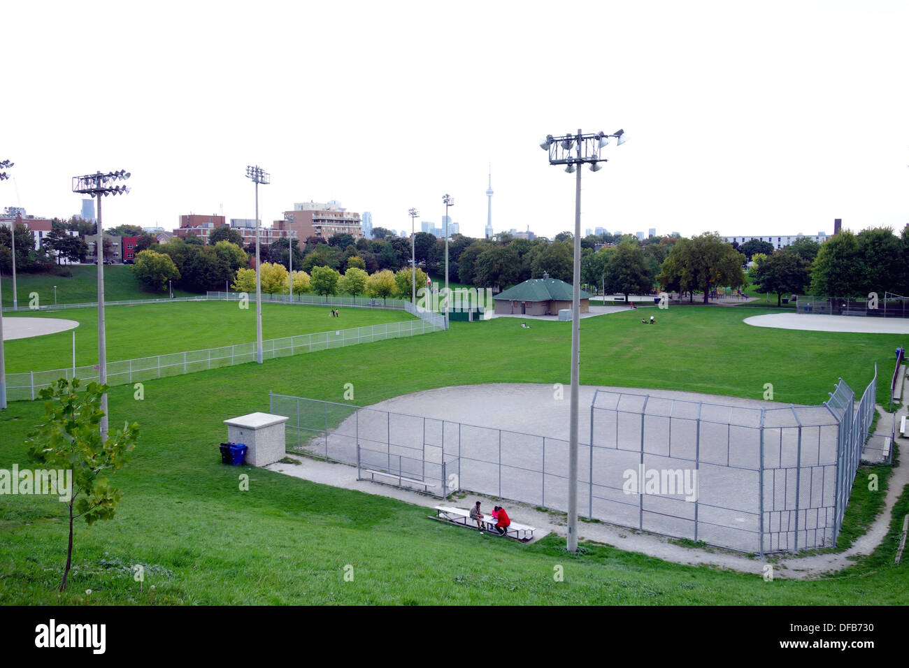 Christie Pits park and baseball diamond in Toronto, Canada Stock Photo Alamy