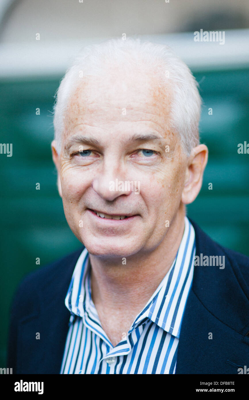 David Gower at Henley Literary Festival 2013 Stock Photo