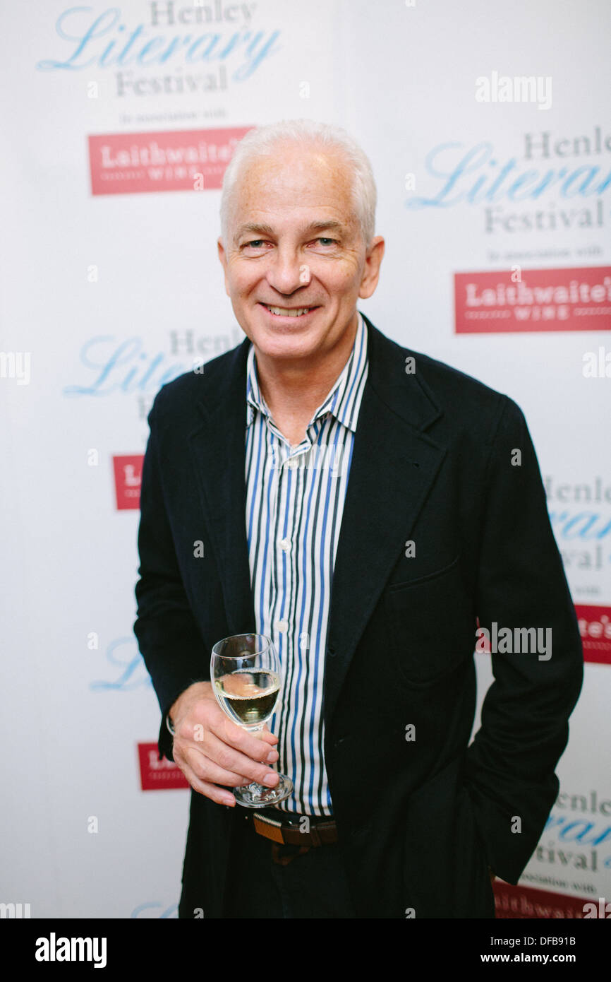 David Gower at Henley Literary Festival 2013 Stock Photo