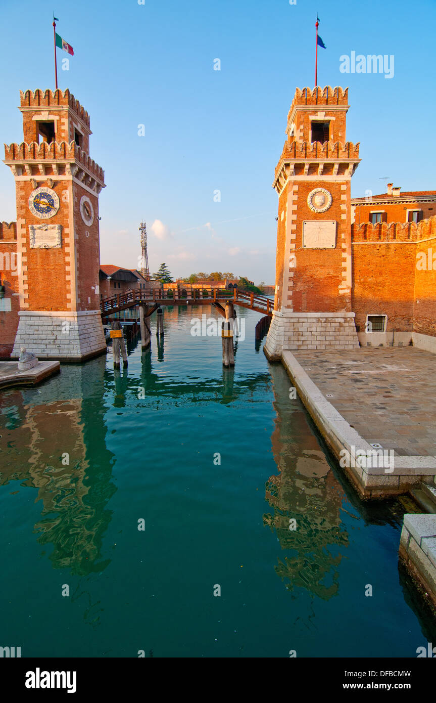 Venice Italy Arsenale ancient Serenissima militar structure Stock Photo ...
