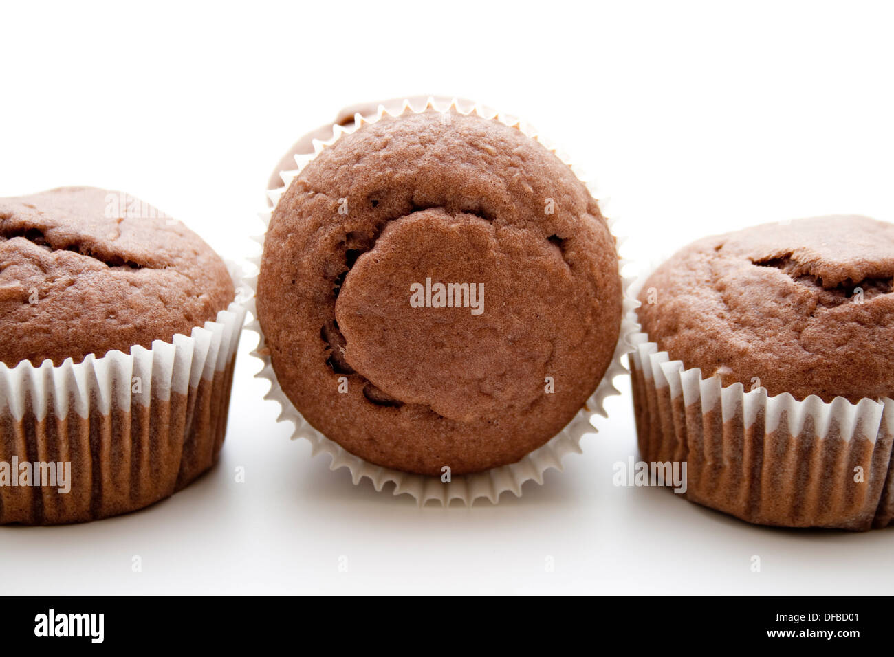 Fresh chocolate muffin Stock Photo - Alamy