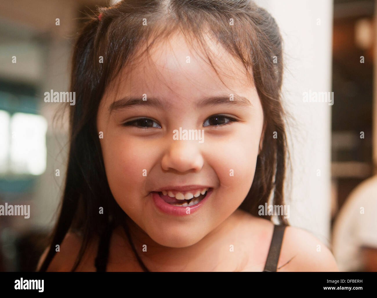 half Thai half Western girl poses for the camera Stock Photo Alamy