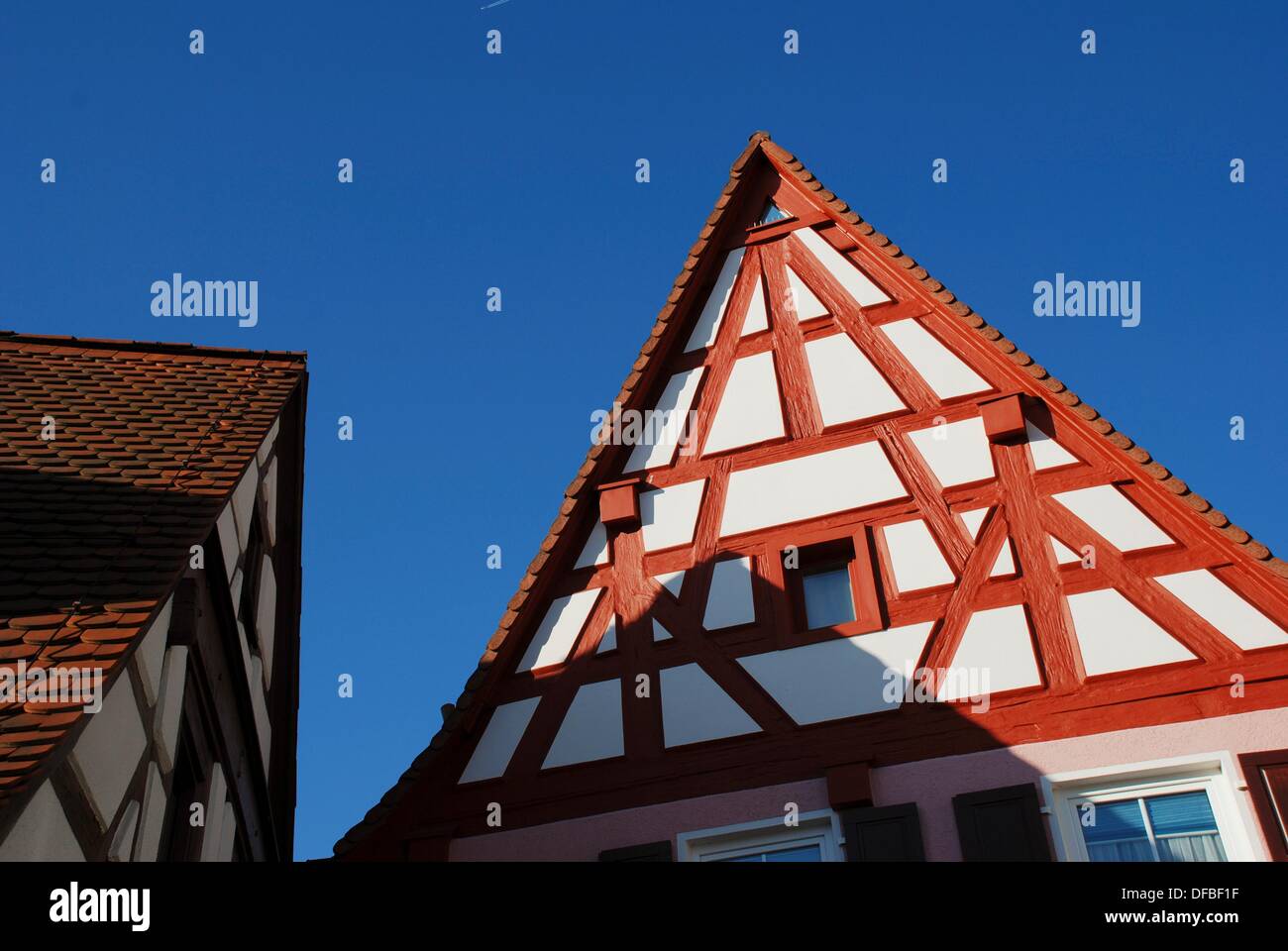 Historic halftimbered house in Herzogenaurach Stock Photo Alamy