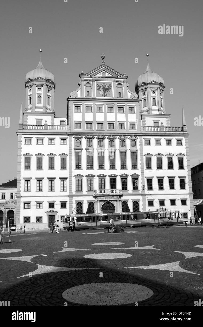 Town Hall in Augsburg Stock Photo Alamy