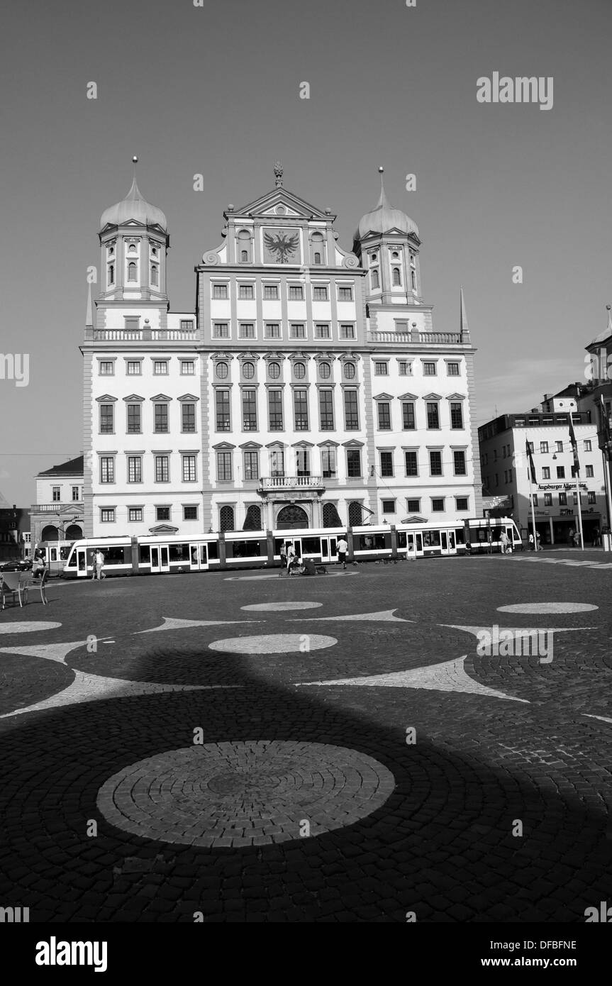 Town Hall in Augsburg Stock Photo Alamy