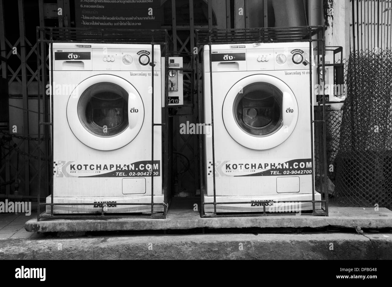 Laundry in Bangkok Stock Photo Alamy