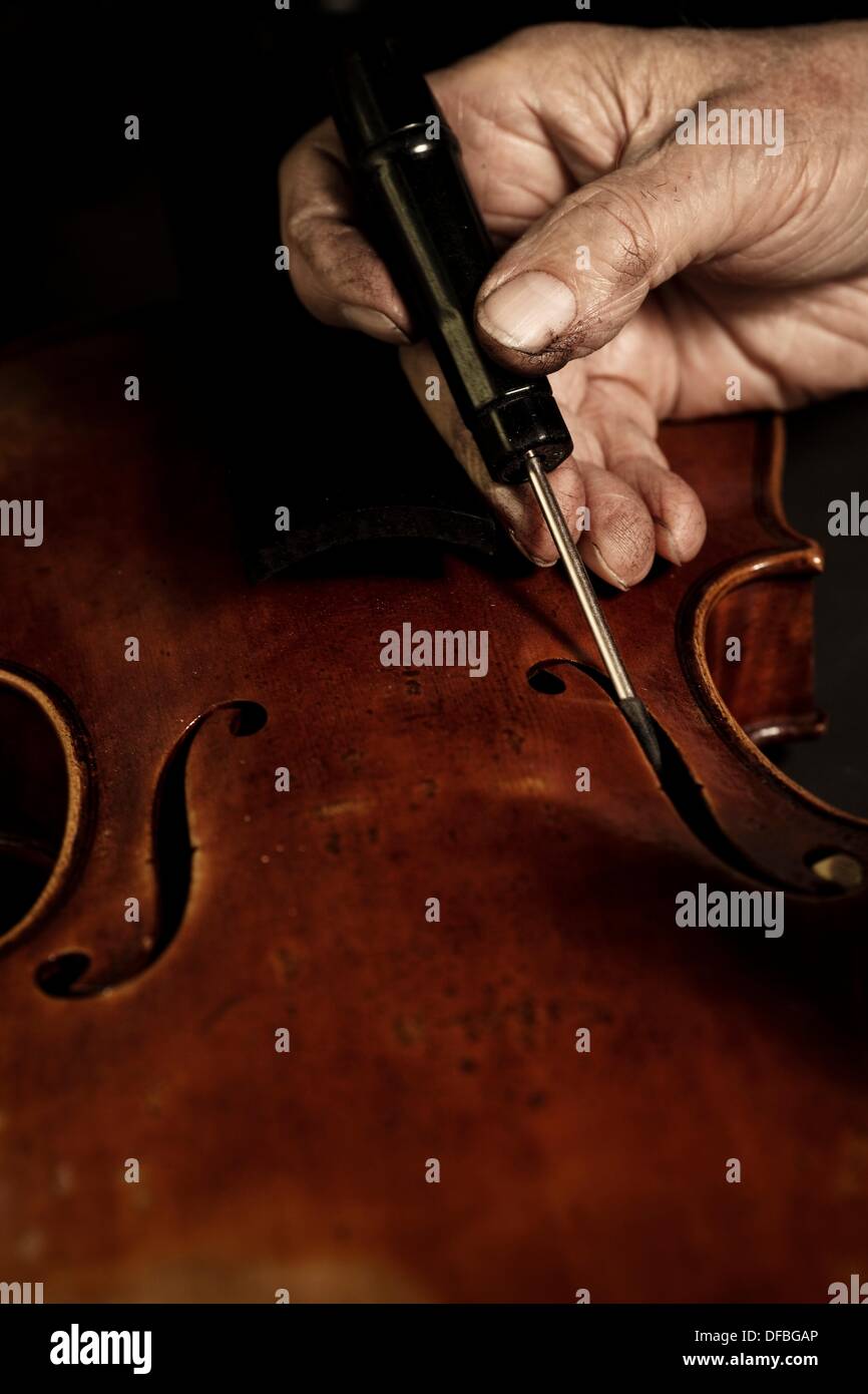 Luthier Manufacturing stringed musical instruments Handicraft