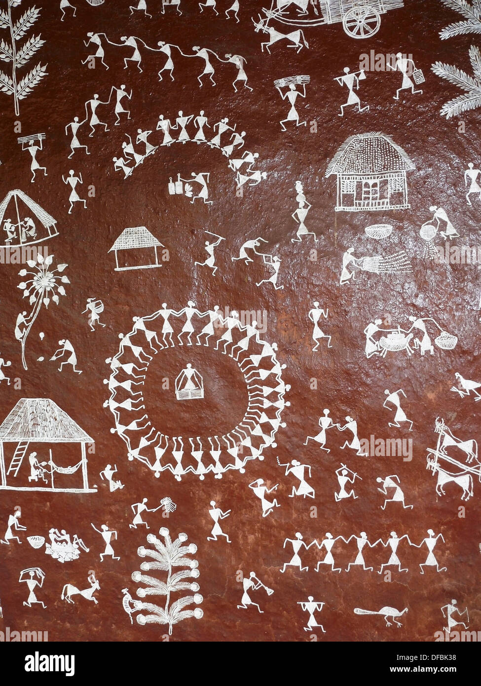 Warli art painting hires stock photography and images Alamy