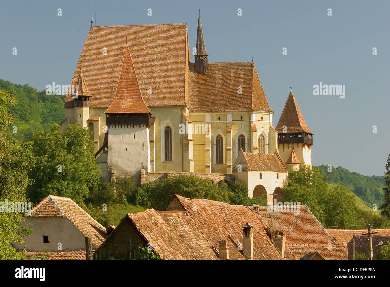 Romania, Sibiu County, Fortify Church Biertan, Bild in (1515) Stock Photo