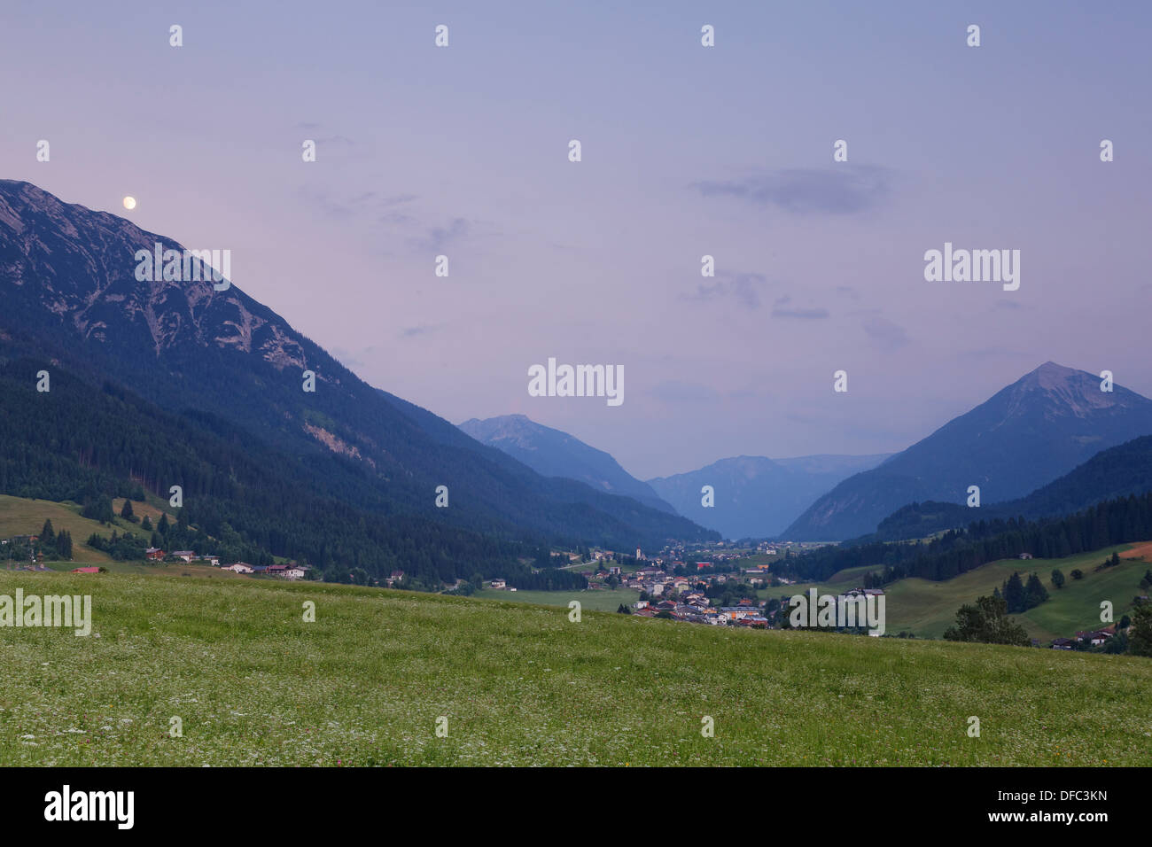 Austria, Tyrol, Schwaz, View to Achenkirch Stock Photo